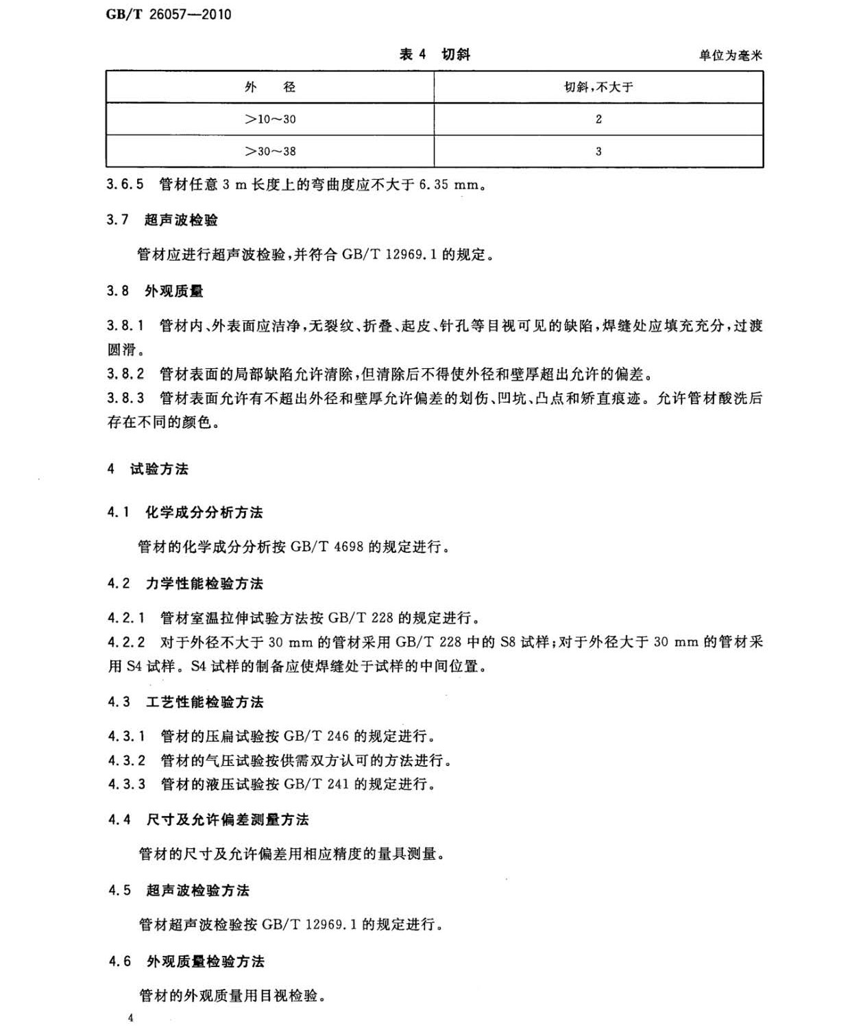 鈦及鈦合金焊接管國家標準GB/T 26057-2010